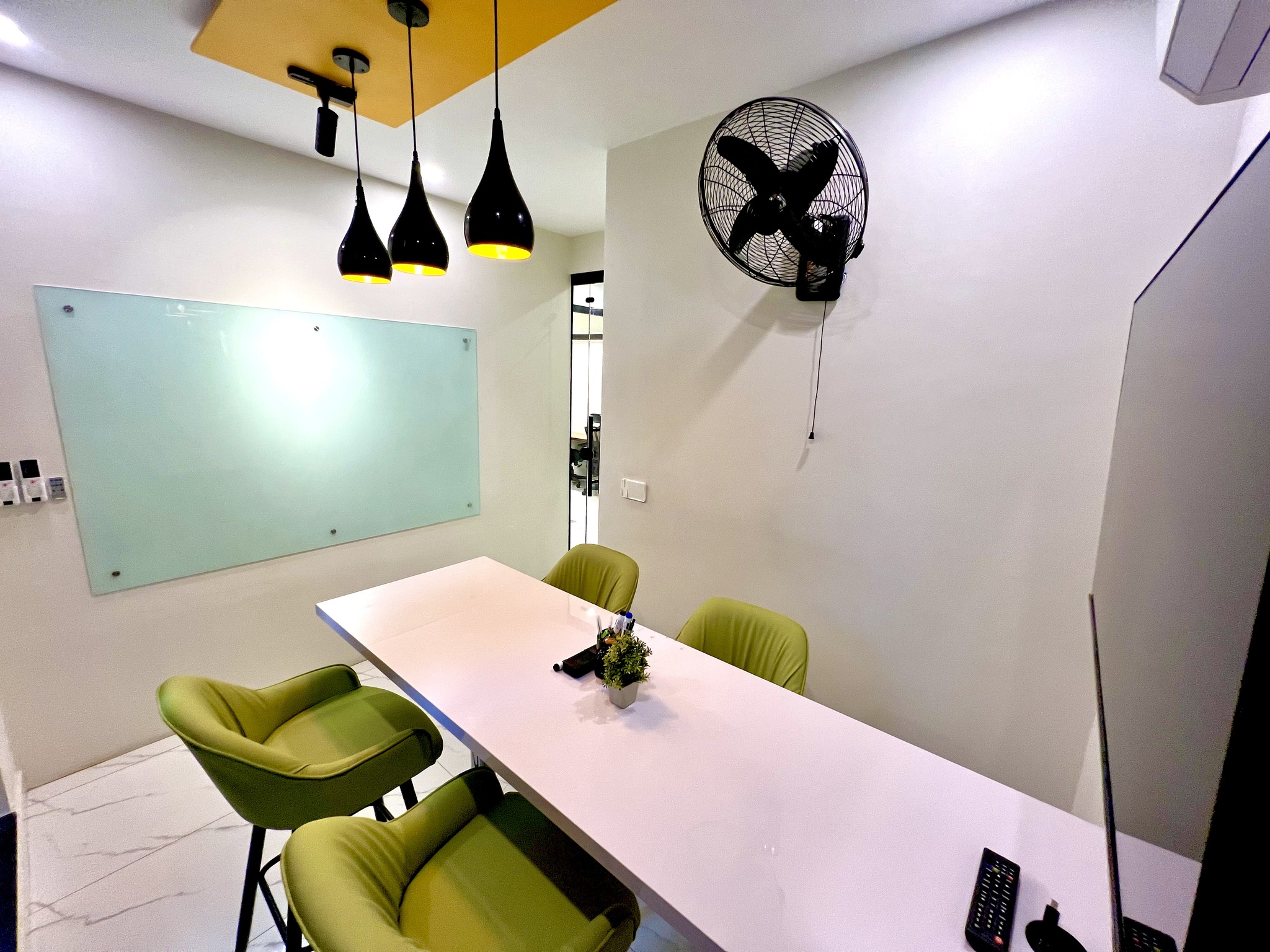 Remote worker on a video call at Launchbox