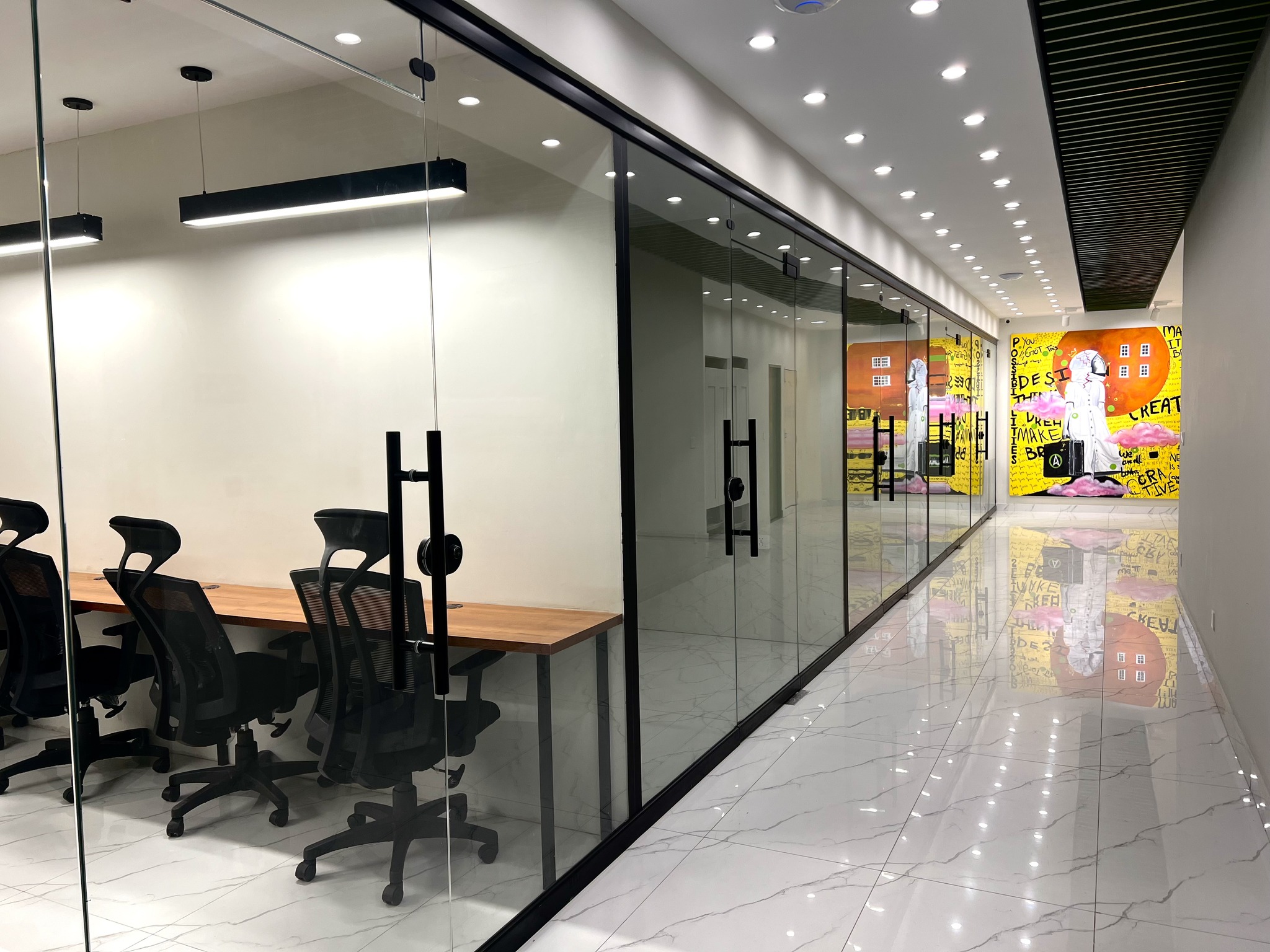 Launchbox private floor for coworking in DHA Phase 5